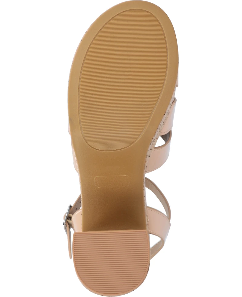 Journee Collection Women's Jania Platform Sandals