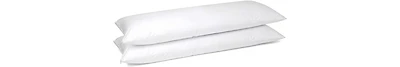 The Grand Poly-Cotton Zippered Pillow Protector - 200 Thread Count - Protects Against Dust, Dirt, and Debris - Body Size - 2 Pack