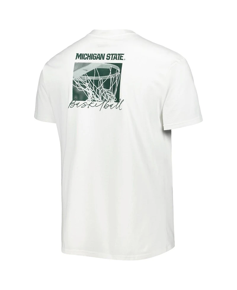 Men's Nike White Michigan State Spartans Basketball Movement Max90 T-shirt