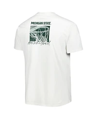 Men's Nike White Michigan State Spartans Basketball Movement Max90 T-shirt