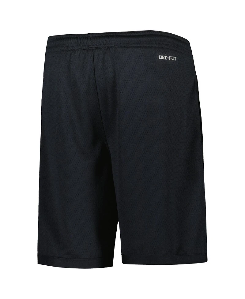 Big Boys and Girls Jordan Black Brooklyn Nets Statement Edition Swingman Performance Shorts