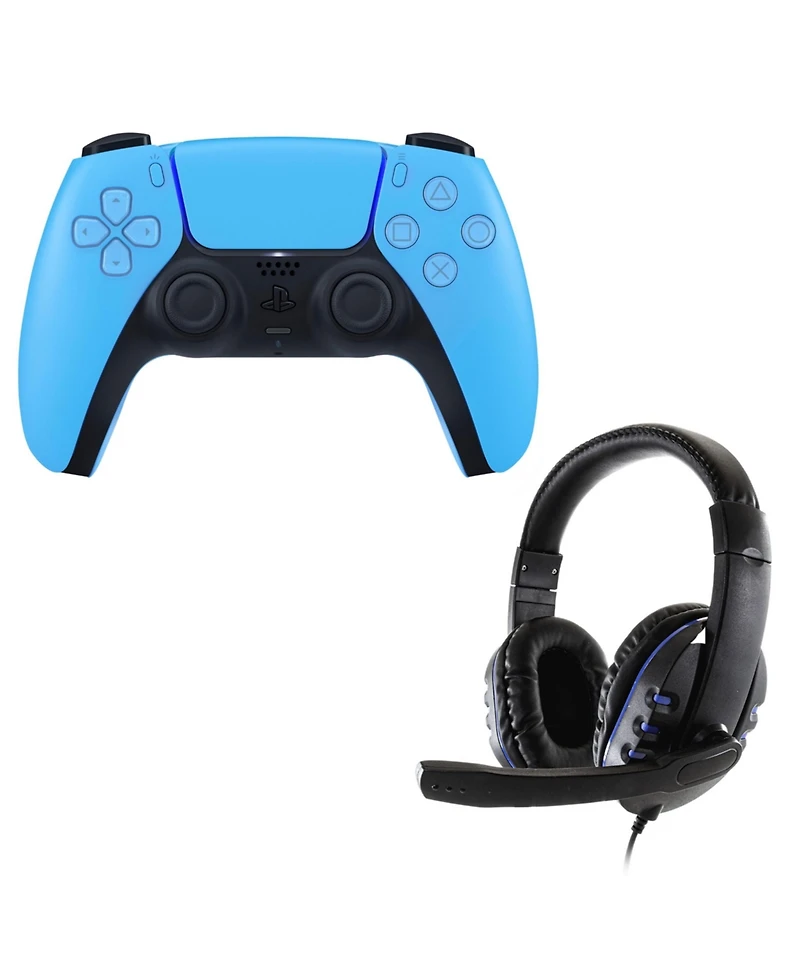 PS5 DualSense Controller with Wired Universal Headset