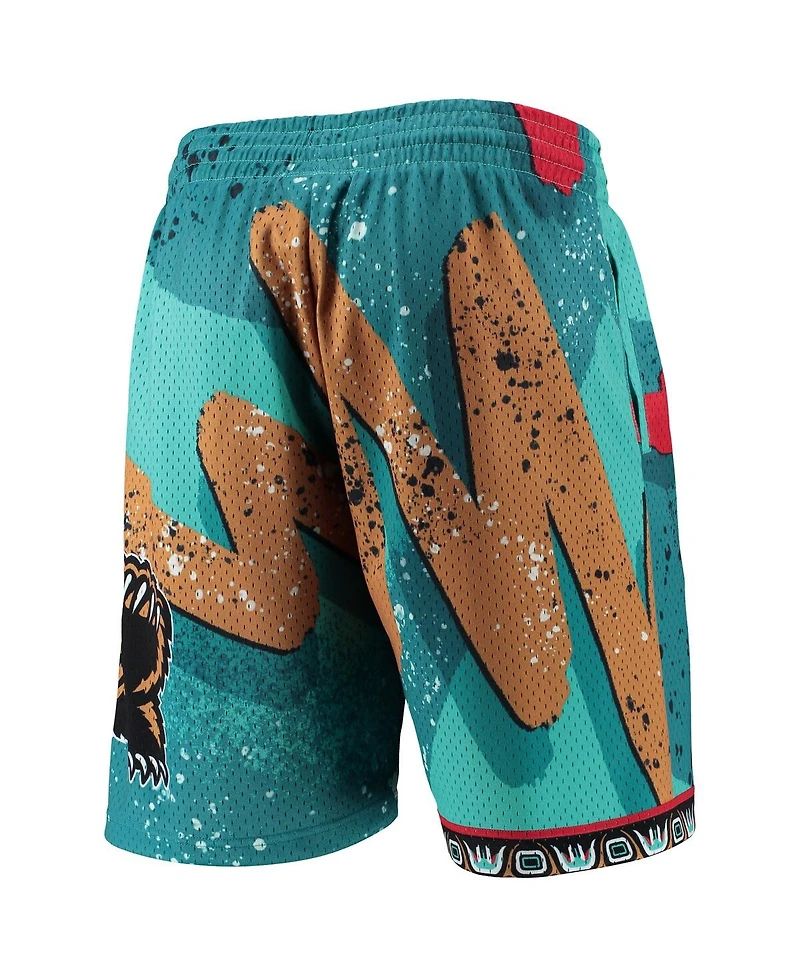 Men's Mitchell & Ness Turquoise Vancouver Grizzlies Hardwood Classics 1998 Hyper Hoops Swingman Shorts