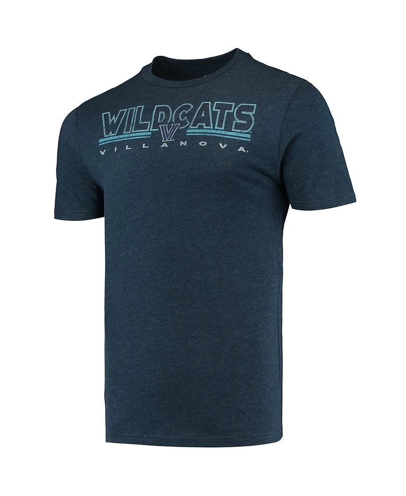 Men's Concepts Sport Heathered Charcoal, Navy Villanova Wildcats Meter T-shirt and Pants Sleep Set