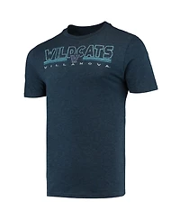Men's Concepts Sport Heathered Charcoal, Navy Villanova Wildcats Meter T-shirt and Pants Sleep Set