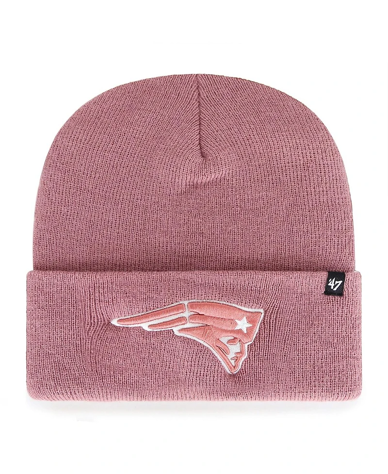 Women's '47 Brand Pink New England Patriots Haymaker Cuffed Knit Hat