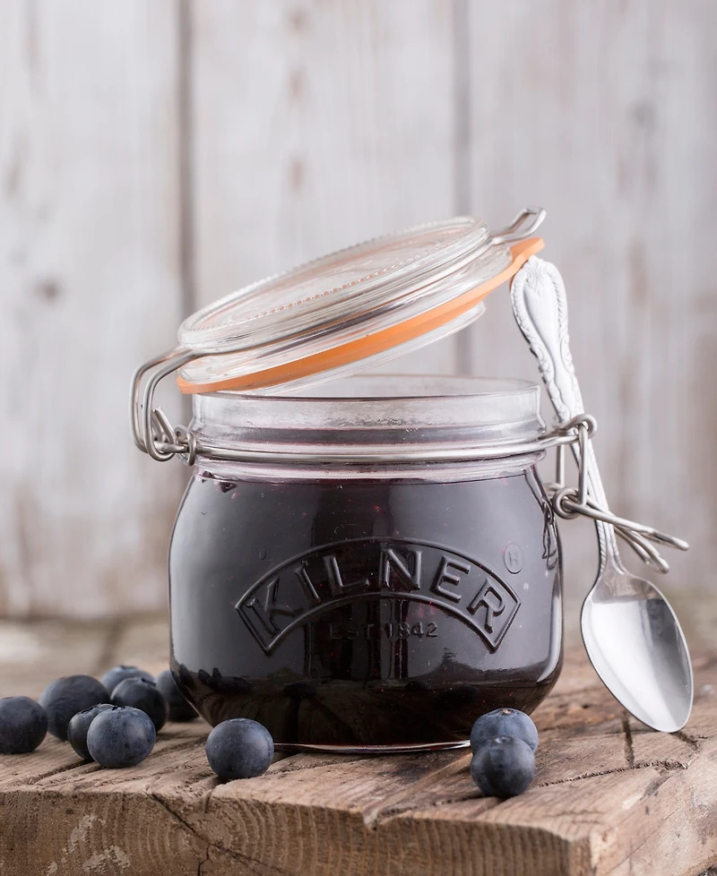 Kilner Round Clip Top Jar 17 oz, Set of 6