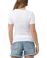 Maternity Organic Cotton Lift Up Nursing Tee