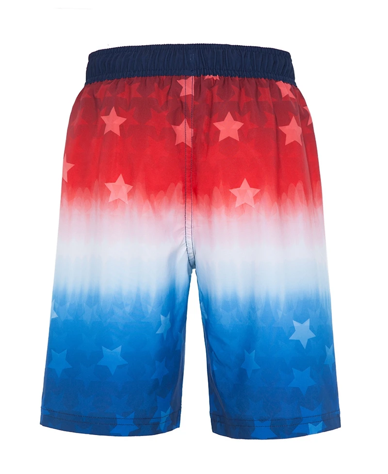 Rokka&Rolla Boys 4-Way Stretch Quick Dry Board Shorts Swim Trunks with Mesh Lining UPF50