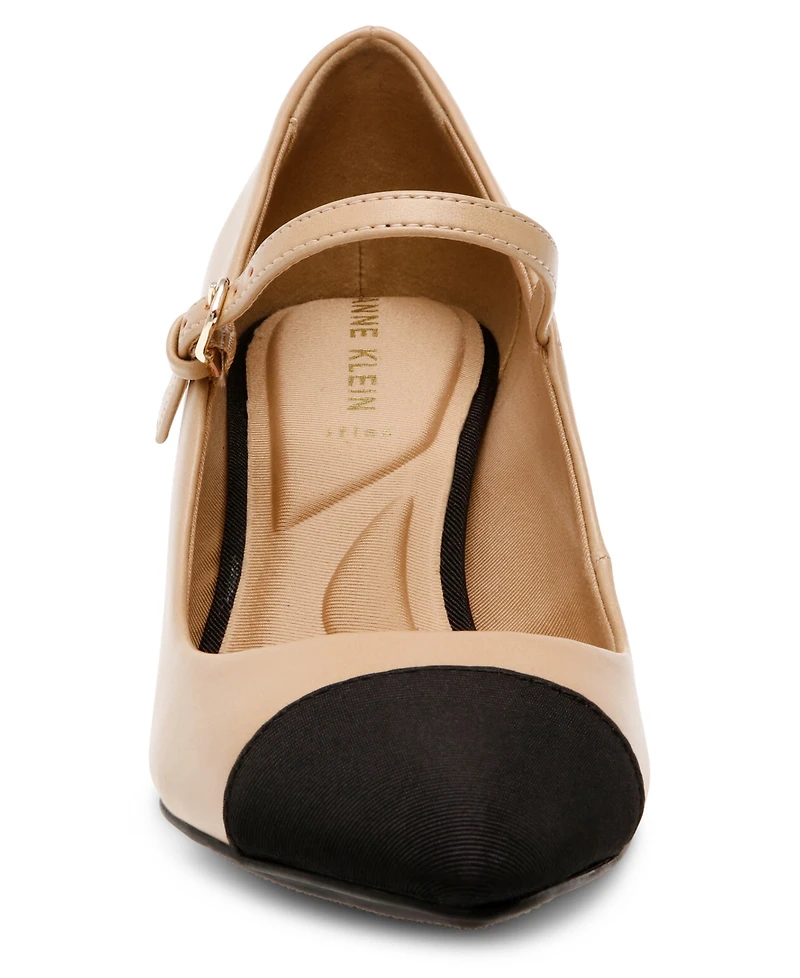 Anne Klein Women's Bleeker Block Heel Mary Jane Dress Pumps