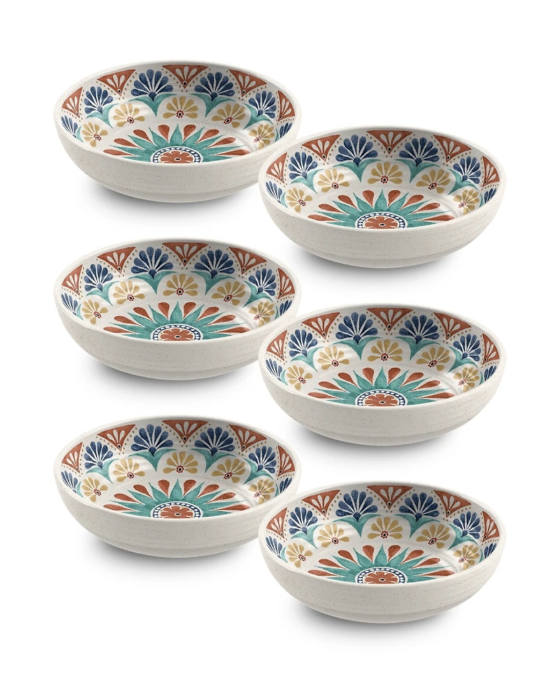 Abode Homewares Desert Rio Low Bowl Set of 6