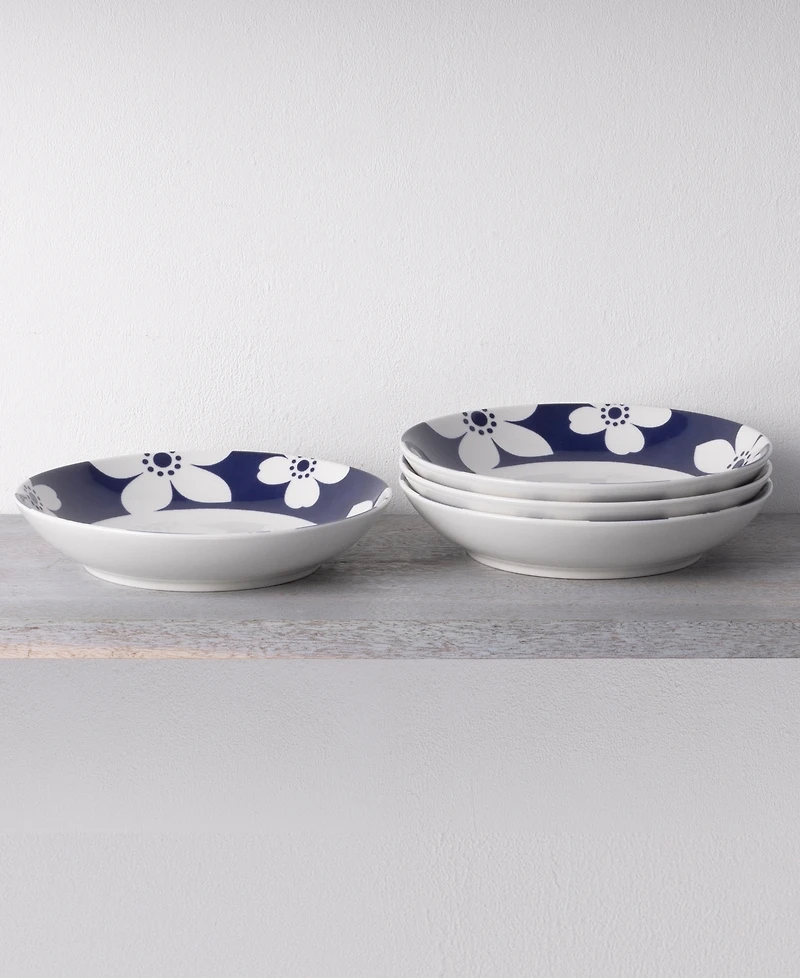 Noritake Bluefjord Set of 4 Pasta Bowls