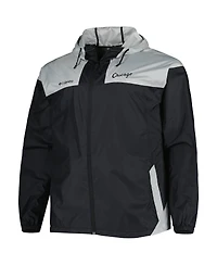 Men's Columbia Black Chicago White Sox Flash Forward Challenger Omni-Shade Full-Zip Windbreaker
