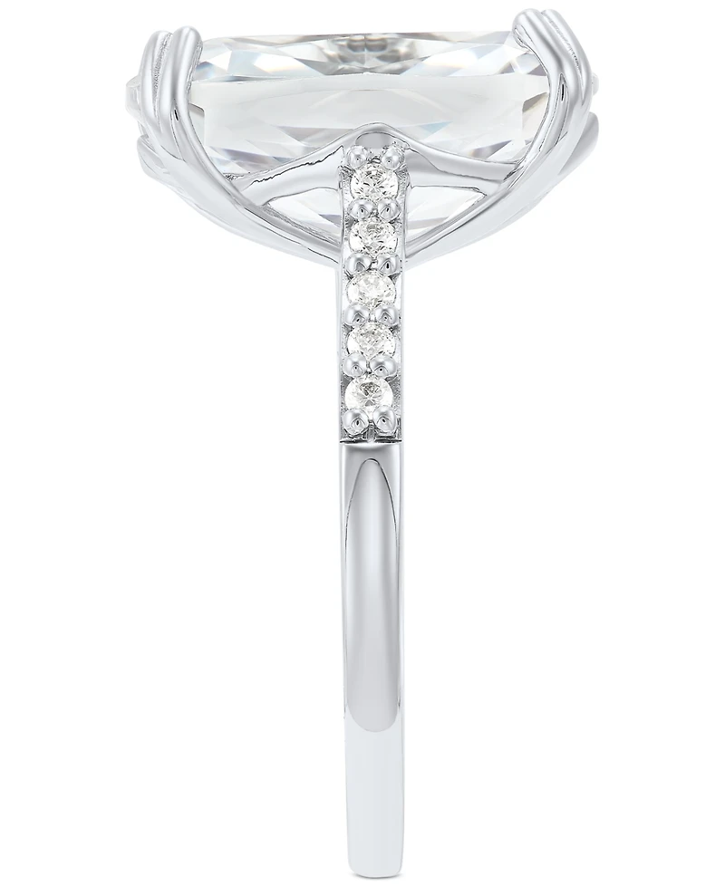 Arabella Cubic Zirconia Oval Ring in Sterling Silver (15-5/8 ct. t.w.)