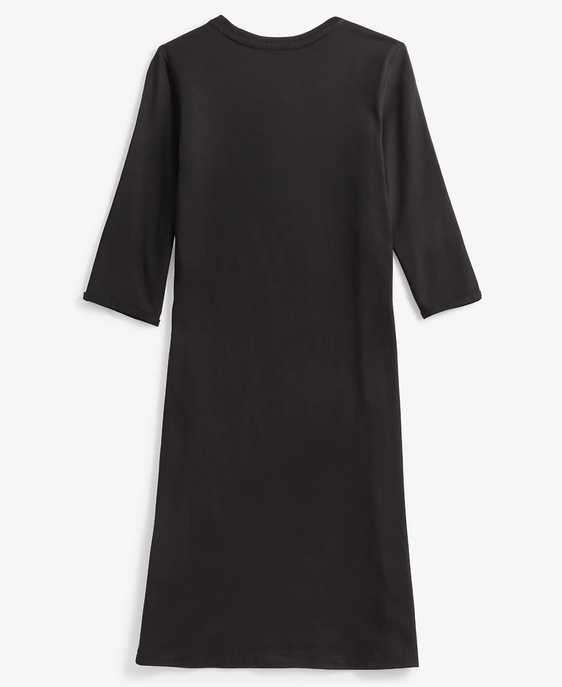 Guess Big Girls Triangle Long Sleeve T-shirt Dress