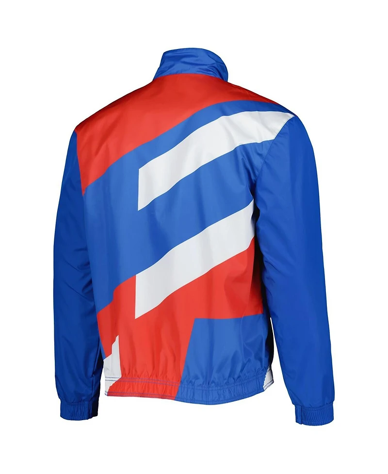 Men's adidas Blue Bayern Munich Team Logo Anthem Full-Zip Jacket