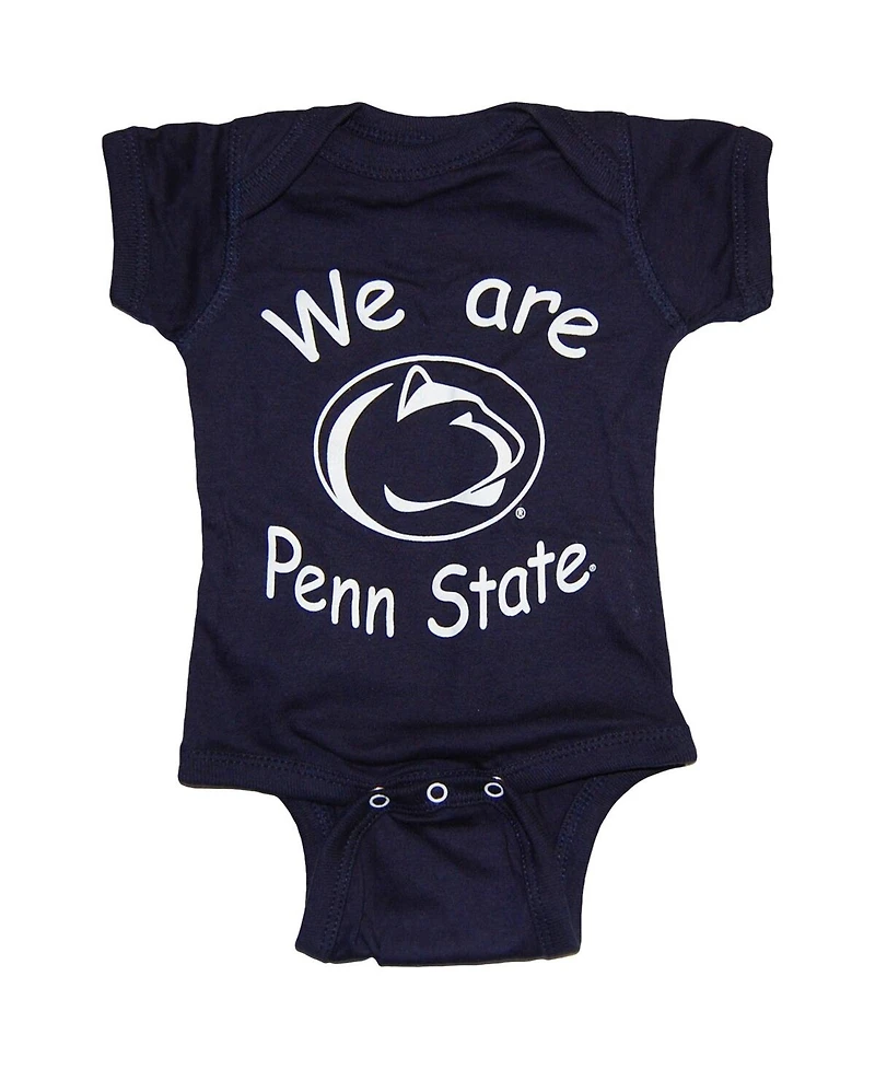 Infant Boys and Girls Navy Penn State Nittany Lions We Are Penn State Bodysuit