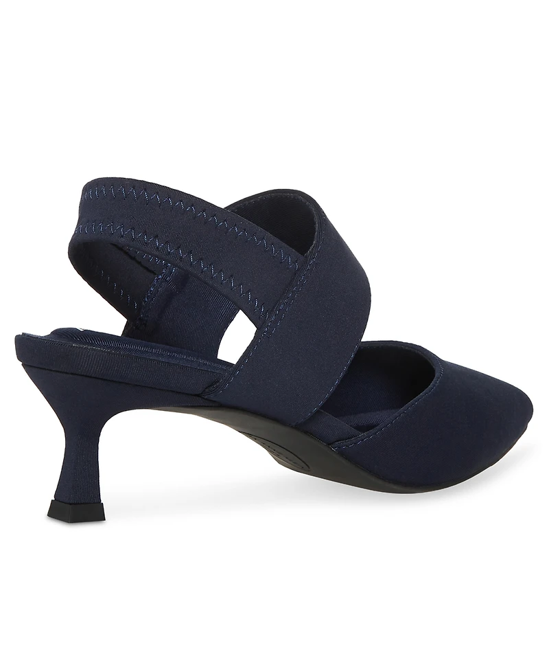 Anne Klein Women's Intime Stretch Kitten Heel Dress Pumps