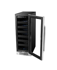 Whynter 12 inch BuiltIn 20 Bottle Undercounter Stainless Steel Wine Refrigerator