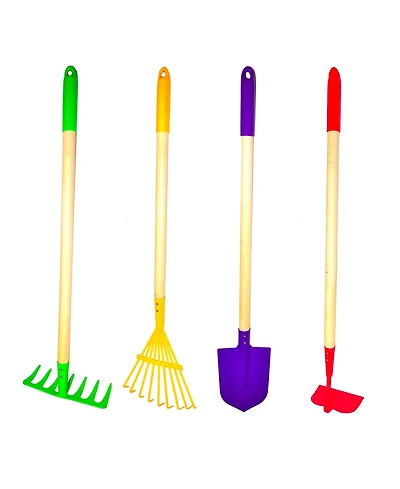 JustForKids Kids Garden Tools Set, 4 Pieces