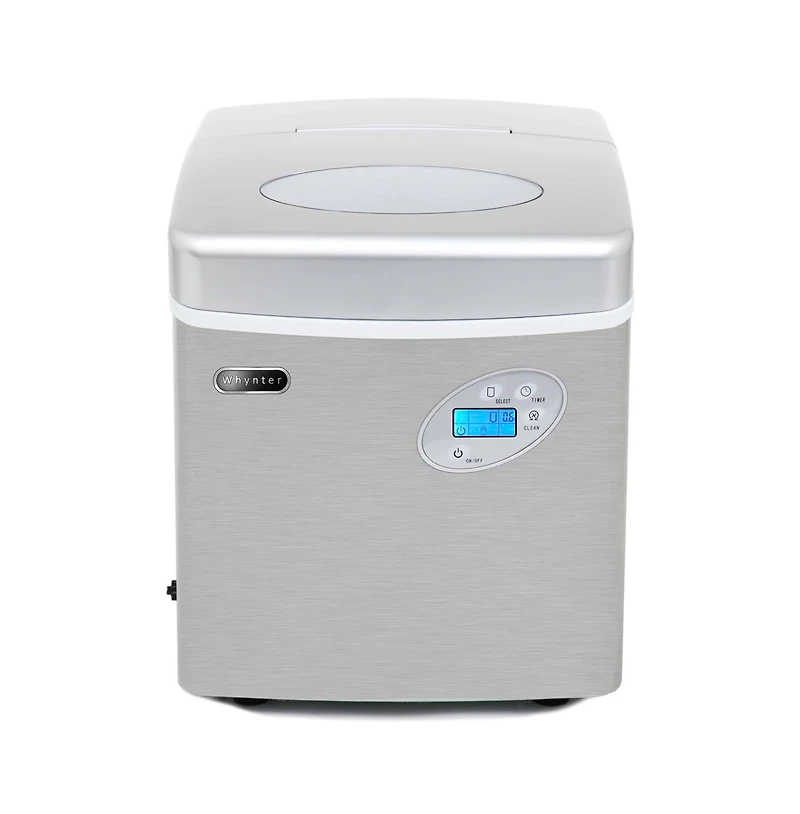 Whynter Portable Ice Maker 49 lb capacity - Stainless Steel