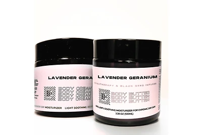 Lavender Geranium Body Butter & Body Cream Duo
