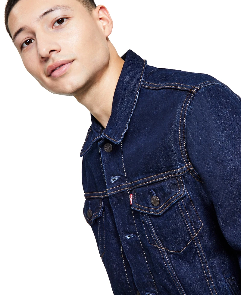 Levi's Men's Regular Fit Non-Stretch Denim Trucker Jacket