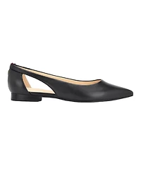 Tommy Hilfiger Women's Velahi Cutout Pointy Toe Flats