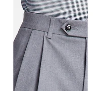 Michael Kors Men's Pleated Solid Classic Fit Pants
