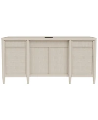 Maren 62" Wood Dovetail Joinery Executive Desk