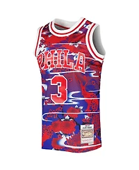 Men's Mitchell & Ness Allen Iverson Red Philadelphia 76ers Hardwood Classics Lunar New Year Swingman Jersey