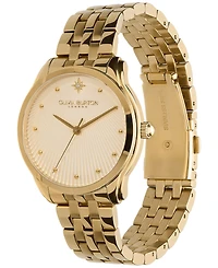 Olivia Burton Women's Celestial Starlight Ion Plated Gold-Tone Steel Watch 36mm
