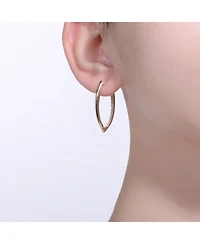 Sterling Silver Cubic Zirconia Hoop Earrings