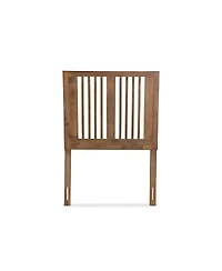 Baxton Studio Harena Modern and Contemporary Transitional Twin Size Finished Wood Headboard