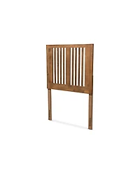 Baxton Studio Harena Modern and Contemporary Transitional Twin Size Finished Wood Headboard