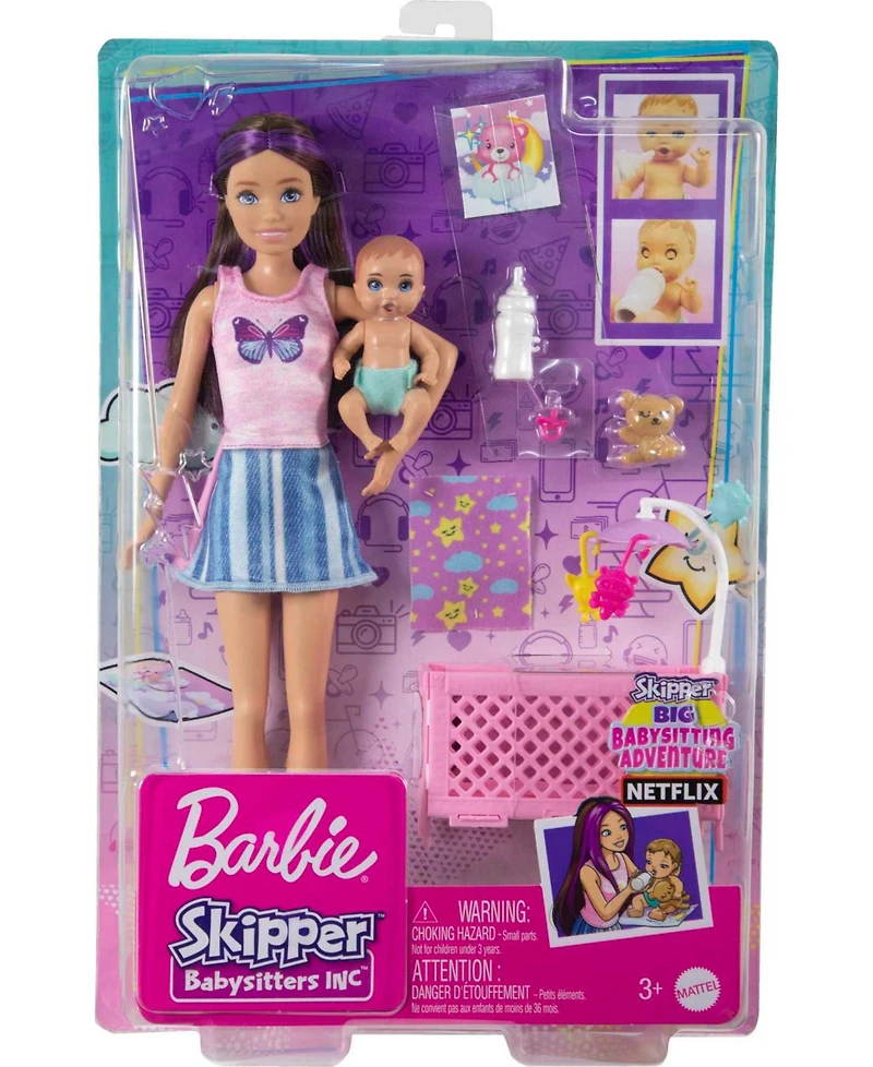 Barbie Skipper Babysitters, Inc. Dolls and Playset