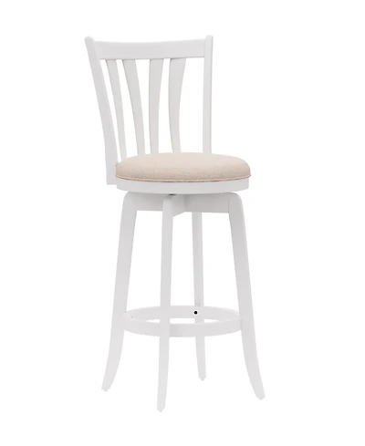 Hillsdale 43.5" Wood Savana Furniture Bar Height Swivel Stool
