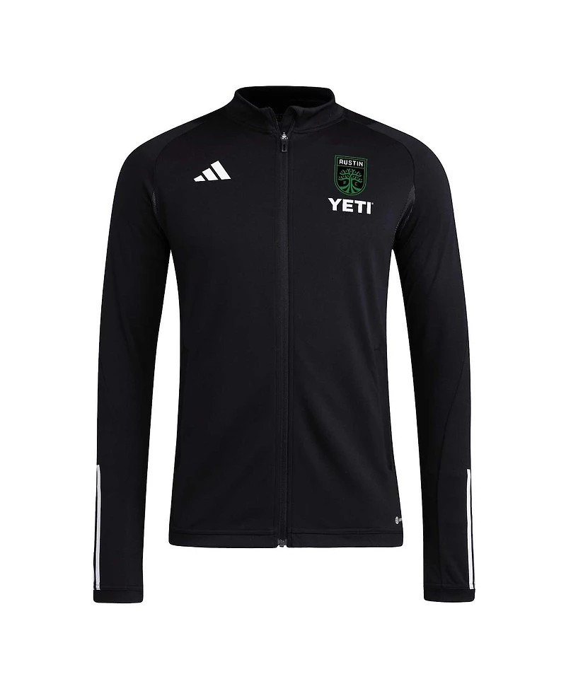 Men's adidas Black Austin Fc 2023 On-Field Aeroready Full-Zip Training Top