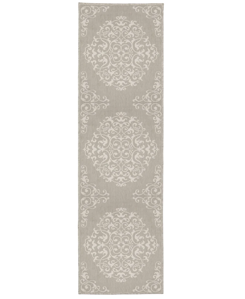 Oriental Weavers Portofino Outdoor 6649 1'10" x 7'3" Runner Area Rug
