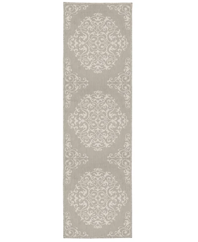 Oriental Weavers Portofino Outdoor 6649 1'10" x 7'3" Runner Area Rug