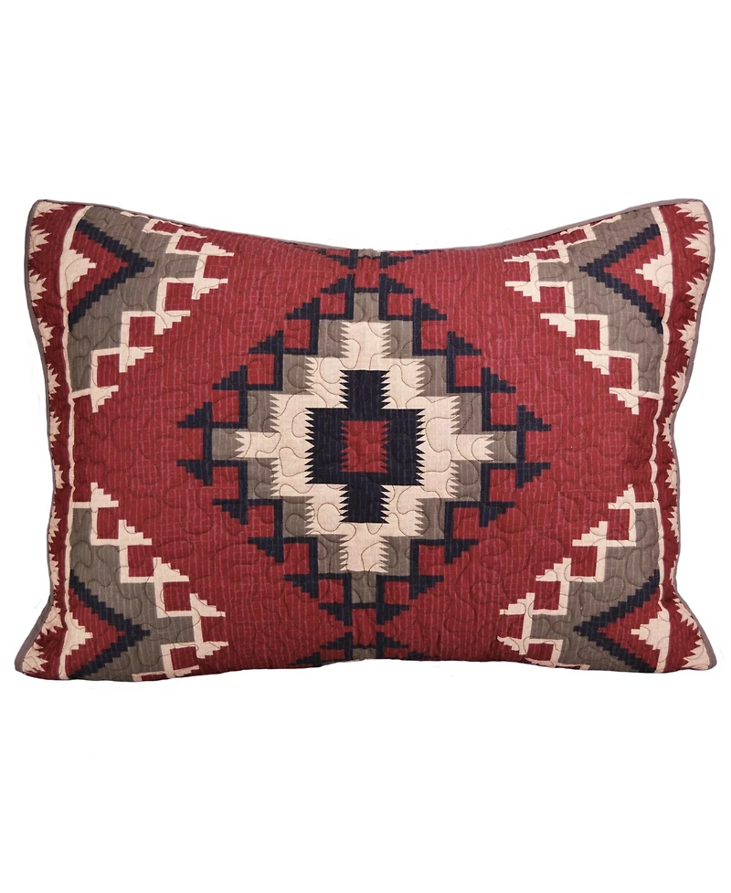 Donna Sharp Mojave Red 3 Piece Quilt Set