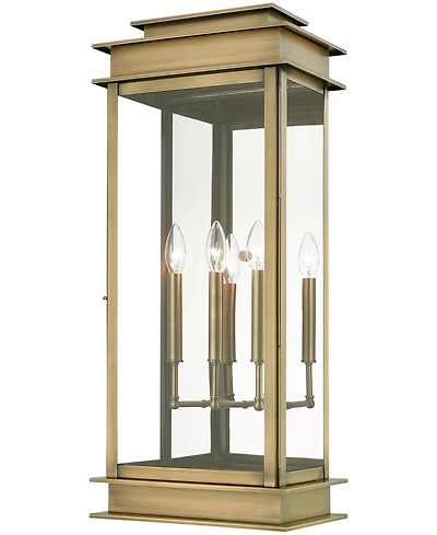 Livex Princeton 3 Light Outdoor Extra Large Wall Lantern