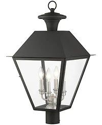 Livex Wentworth 4 Light Outdoor Post Top Lantern