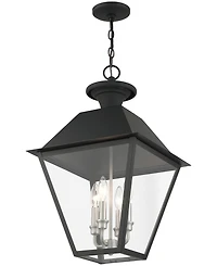 Livex Wentworth 4 Light Outdoor Pendant Lantern