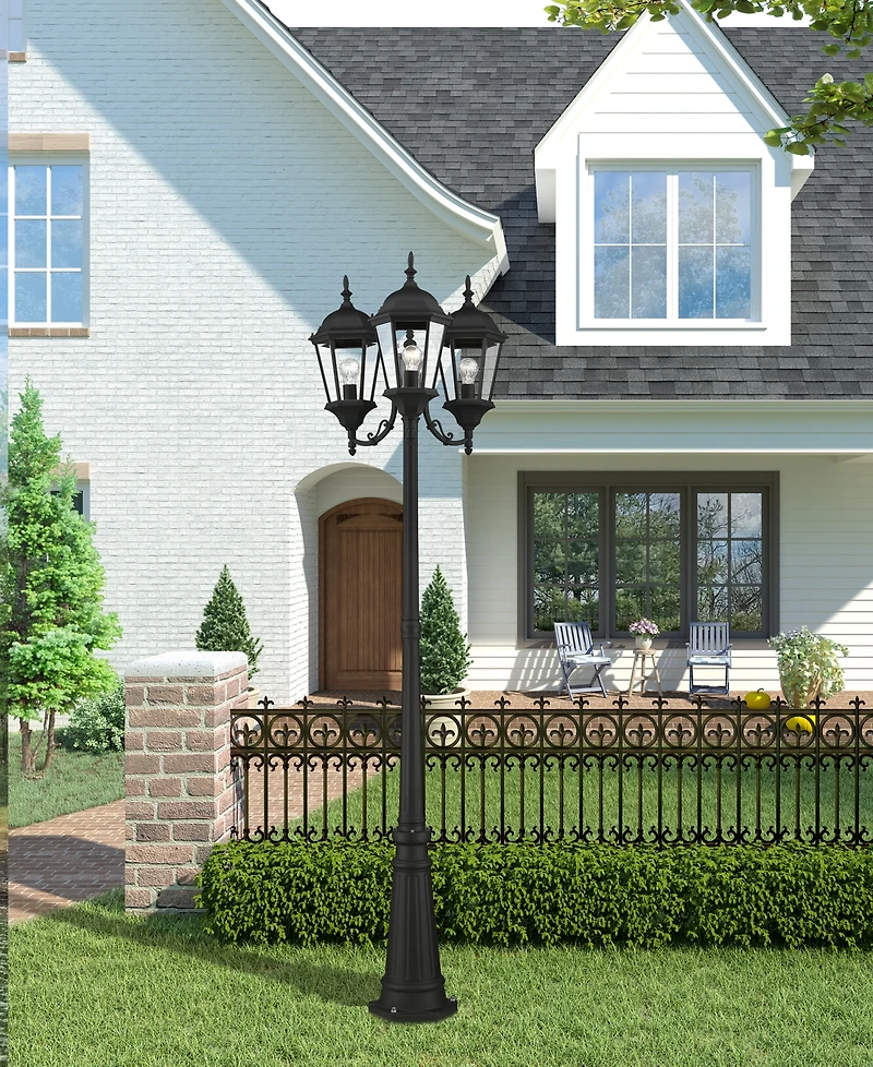 Livex Hamilton3 Light Outdoor Post Light