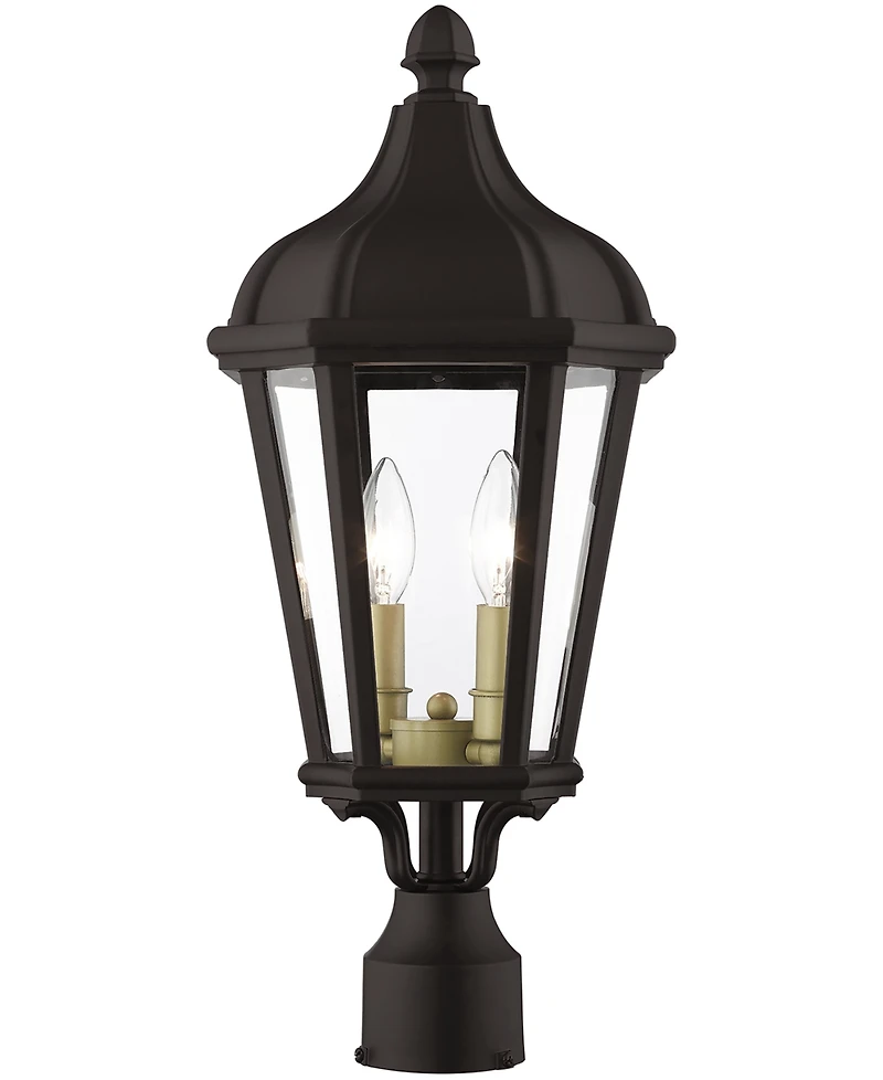 Livex Morgan 2 Light Outdoor Post Top Lantern