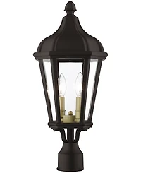 Livex Morgan 2 Light Outdoor Post Top Lantern