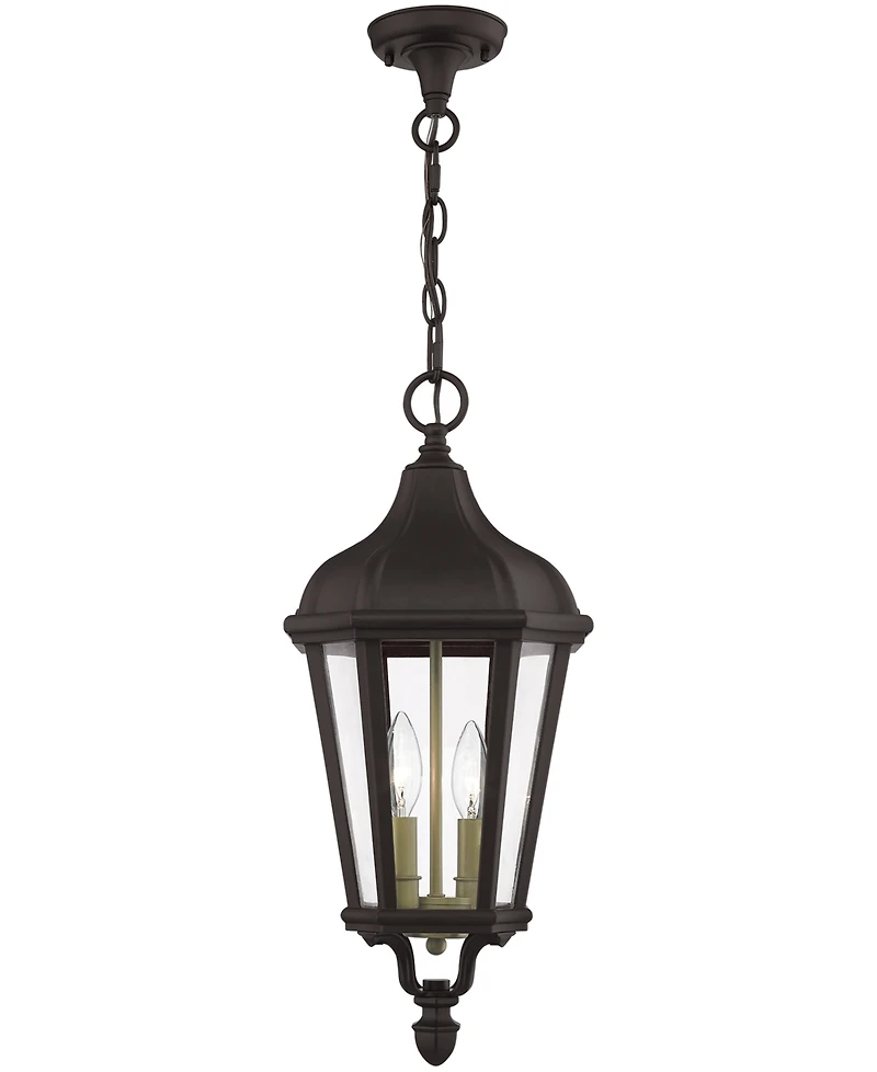 Livex Morgan 2 Light Outdoor Pendant Lantern