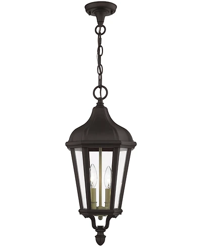 Livex Morgan 2 Light Outdoor Pendant Lantern