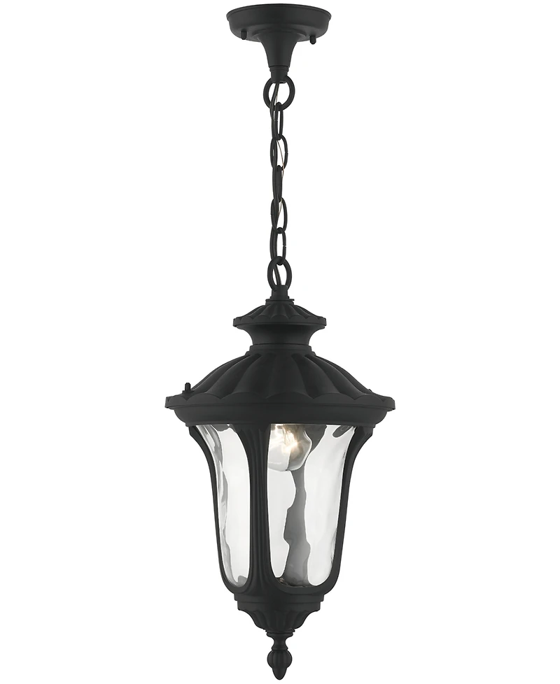 Livex Oxford 1 Light Outdoor Pendant Lantern